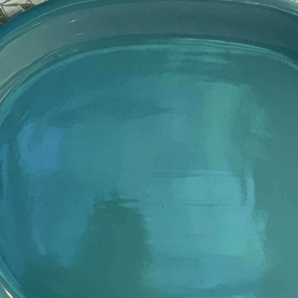 Vintage Crown Corning Japan Teal Serving Platter - Picture 10 of 15